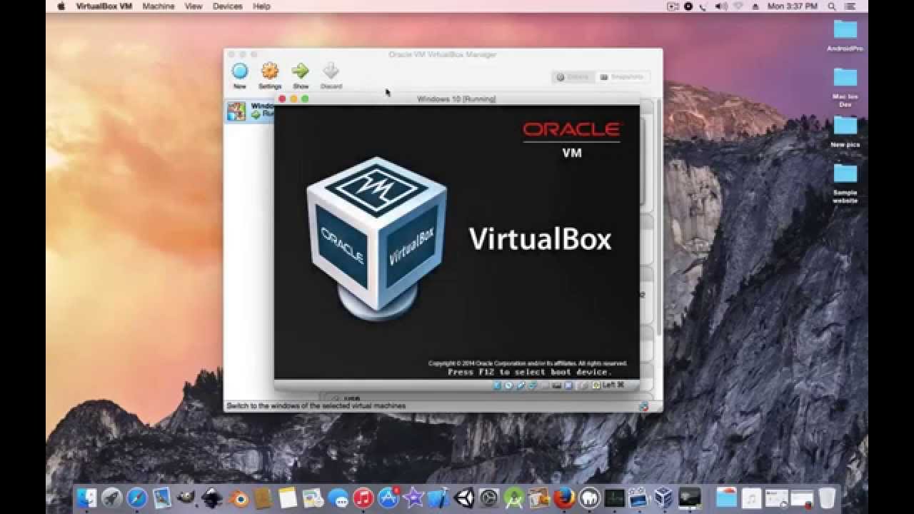 download mac os x yosemite for virtualbox